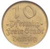 10 fenigów 1932, Berlin, Dorsz, Parchimowicz 58, moneta w pudełku PNGC z certyfikatem MS 64, piękn..