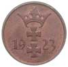 1 fenig 1923, Berlin, Parchimowicz 53a, moneta w pudełku PCGS z certyfikatem MS 63 RB, patyna