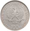 100 złotych 1973, Mikołaj Kopernik, mała głowa, na rewersie wypukły napis PRÓBA, srebro, moneta w ..