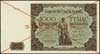 1.000 złotych 15.07.1948, seria A, numeracja 1234567, po obu stronach dwukrotnie przekreślony i po..