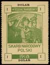 Skarb Narodowy Polski, 1 dolar wydany przez Wydział Narodowy w 1918, Jabłoński nie notuje, rzadki