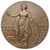medal Mennicy Warszawskiej sygnowany J AUMILLER Przyjęcie Polski do Rady Ligi Narodów w Genewie, A..