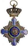 Order Gwiazdy Rumunii, Krzyż Wielki z Gwiazdą, wersja dla osób cywilnych, Krzyż srebro złocone 111..