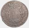 dwutalar 1632 (przebitka z 1626), Graz, srebro 56.94 g, Her. 309, Dav. 3107, patyna