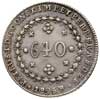 640 reis 1825 / R, Rio de Janeiro, srebro 17.94 g, patyna