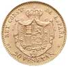 20 peset 1896 (19-62), oficjalne nowe bicie, zło