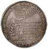 tauftaler (talar chrzcielny) 1670, Gotha, srebro 28.77 g, Dav. 7450, Schnee 426, wybity z okazji c..
