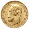 5 rubli 1910 / ЭБ, Petersburg, złoto 4.29 g, Bitkin 36, Kazakov 377, rzadkie i pięknie zachowane