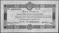 2 talary 1.12.1810, podpis: Sobolewski, Kow.13, 