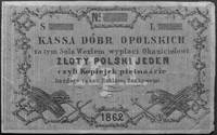 sol weksla na 1 złoty = 15 kopiejek 1862 wydany przez Kasę Dóbr Opolskich, Jabł.642