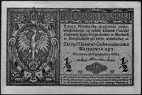 1/2 marki polskiej 9.12.1916, \Generał, nr B.806