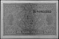 1/2 marki polskiej 9.12.1916, \Generał, nr B.806