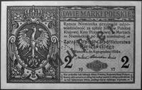 2 marki polskie 9.12.1916, \Generał, nr B.000000