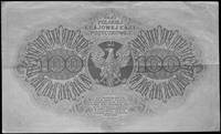 zestaw 4 banknotów 100 marek polskich 15.02.1919 a/ Ser.AI Nr 325860, b/ IIISer.A No 537521, c/ Se..