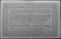 1 marka polska 17.05.1919 z pieczątką: GOTT STRA