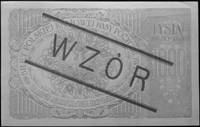 1.000 marek polskich 17.05.1919, Nr 000000 z cze
