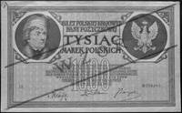 1.000 marek polskich 17.05.1919, IA No 250,488 z
