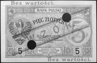 5 złotych 28.02.1919, S.15.A. 037499, (na awersi