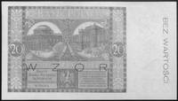 20 złotych 1.03.1926, Ser.G 0245678, (na awersie