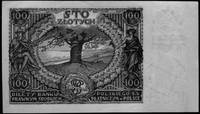 100 złotych 9.11.1934, czerwony nadruk niemieckich władz okupacyjnych, razem2 banknoty, Pick 90