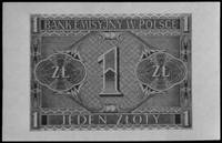 1 złoty 1.03.1940 nr A 3983883 i nr A 0000000, (perforowany napis WZÓR), razem2 banknoty, Kow.GG2,..