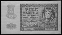 5 złotych 1.03.1940, a/ Ser.A 4612496, b/ Ser.B 4505115, c/ Ser.C 3052814, razem3 banknoty, Kow.GG..