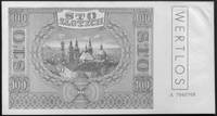100 złotych 1.08.1941 Ser.A 7940768, (na awersie