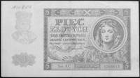 7 banknotów Generalnej Gubernii z pieczątką treś