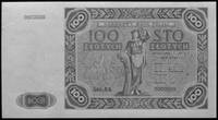 100 złotych 1.07.1948 nr AA 0000000, Kow.N19, Pi