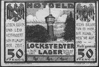 3 różne bony wartości 50 fenigów 1.08.1921 Obozu w Lockstedter