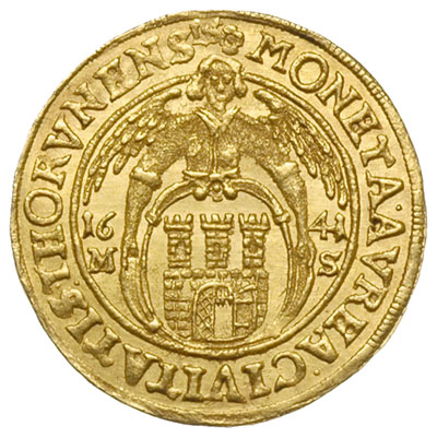 dukat 1641, Toruń, Aw: Popiersie króla w prawo i