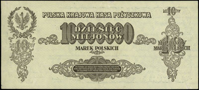 10.000.000 marek polskich 1923, seria AA, numera