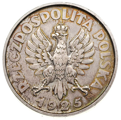 5 złotych 1925, Warszawa, \Konstytucja\" odmiana