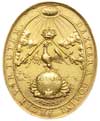 niedatowany owalny medal koronacyjny (1669) sygn