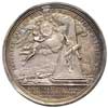medal pośmiertny 1733, Aw: Popiersie w prawo, w otoku napis D G AVGVSTVS II REX POLON ELECT SAXON,..