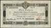bilet kasowy, 2 talary 1.10.1810, litera B, numeracja 81440, podpis komisarza \Józef Jaraczewski, ..