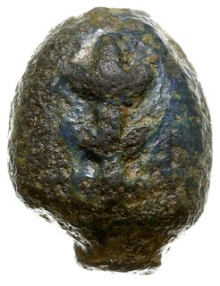 sekstans III w. pne, Aw: Maczuga, Rw: Dwie kropki, brąz 23.81 g, Thurlow-Vecchi 172, HN Italy 54,  Haeberlin pl. 81, 39-41