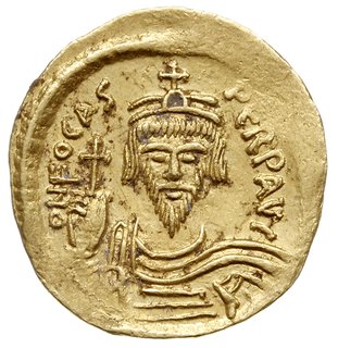 solidus 603-607, Konstantynopol, Aw: Popiersie n