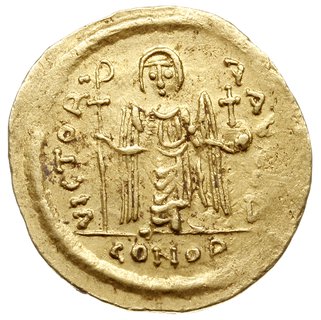 solidus 603-607, Konstantynopol, Aw: Popiersie n