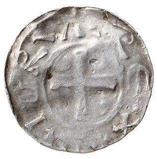 denar, Goslar, Aw: Krzyż, w polu O-D-D-O, wokoło + DI GRIA + REX, Rw: Kościół, wokoło + ATEAHLHT, srebro 1.54 g, Hatz typ III, Dbg. 1167