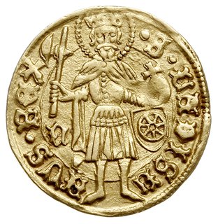 goldgulden, 1465-1470, Nagybanya, złoto 3.55 g, Huszar 674, Pohl K1-23