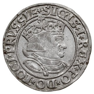 grosz 1534, Toruń, moneta z dużym blaskiem menniczym