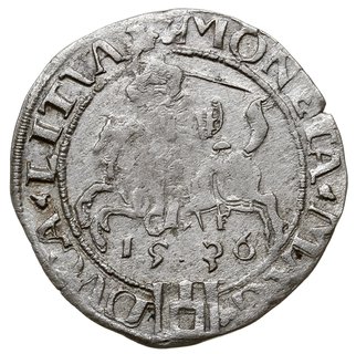 grosz na stopę litewską 1536, Wilno, odmiana z l