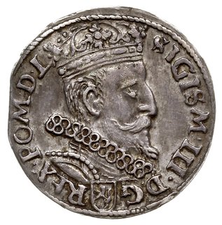 trojak 1605, Kraków, Iger K.05.1.a (R1), moneta z końca blachy