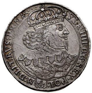 talar 1643, Bydgoszcz, srebro 28.50 g, Dav. 4329, T. 18, bardzo ładny egzemplarz z częściowo zachowanym lustrem menniczym, bardzo rzadki