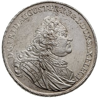dwutalar 1733, Drezno, Aw: Popiersie Augusta II 