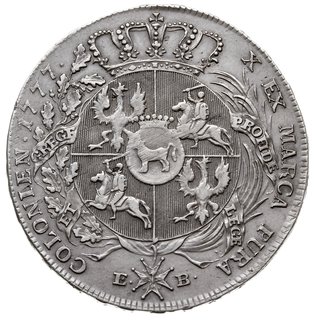 talar 1777, Warszawa, odmiana napisu LITH, srebr