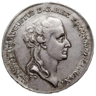 talar 1788, Warszawa, odmiana z dłuższym wieńcem, srebro 27.60 g, Plage 408, Dav. 1621, bardzo ładnie zachowany, patyna
