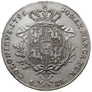 talar 1795, Warszawa, srebro 24.05 g, Plage 374, Dav. 1623