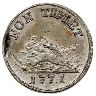 2 grosze srebrne (półzłotek) próbne 1771, odmian